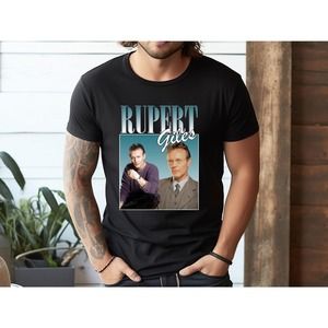 Rupert Giles Design Buffy Vampire Slayer T-Shirt Black